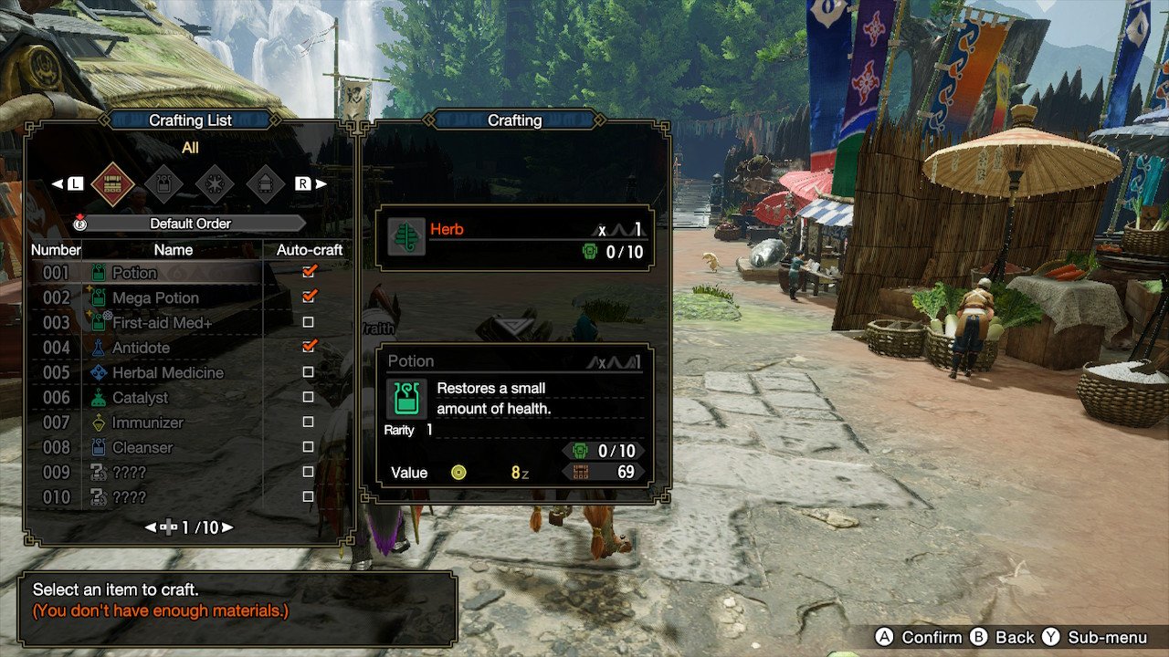 Mhr Crafting Item Pouch Crafting List
