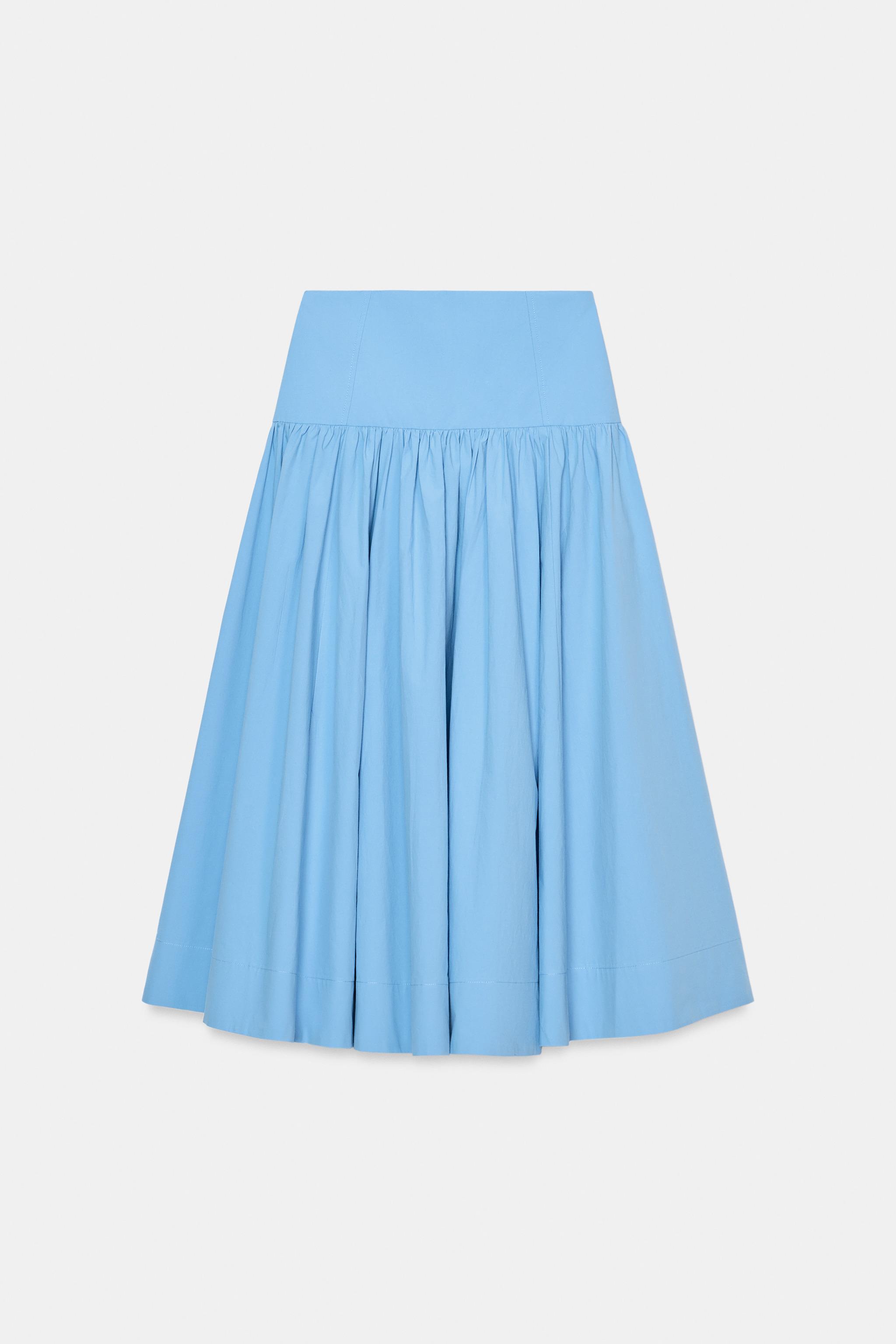 Voluminous Midi Skirt
