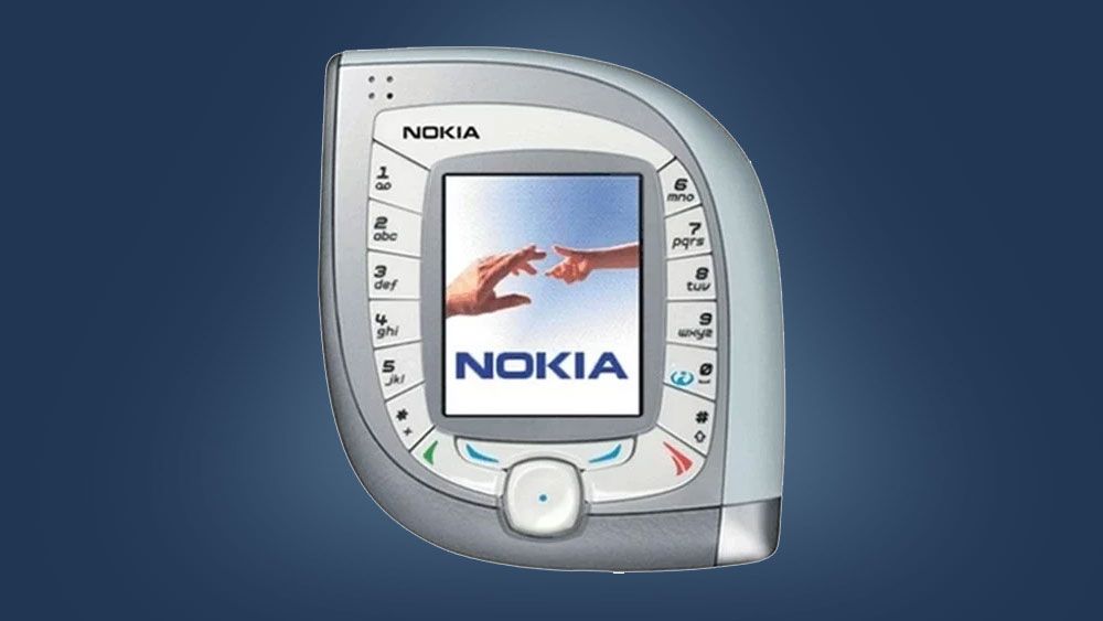The 'teardrop' Nokia 7600