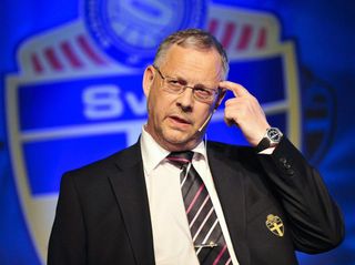 Sweden coach Lars Lagerback in May 2008.