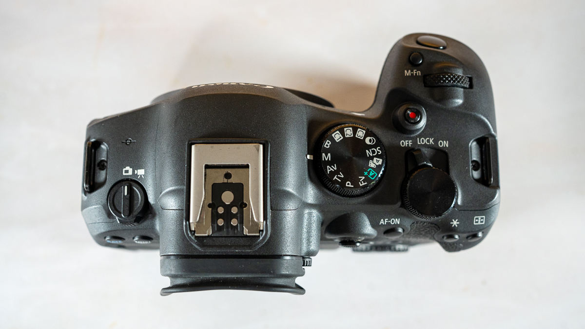 top view of the Canon EOS R6 II