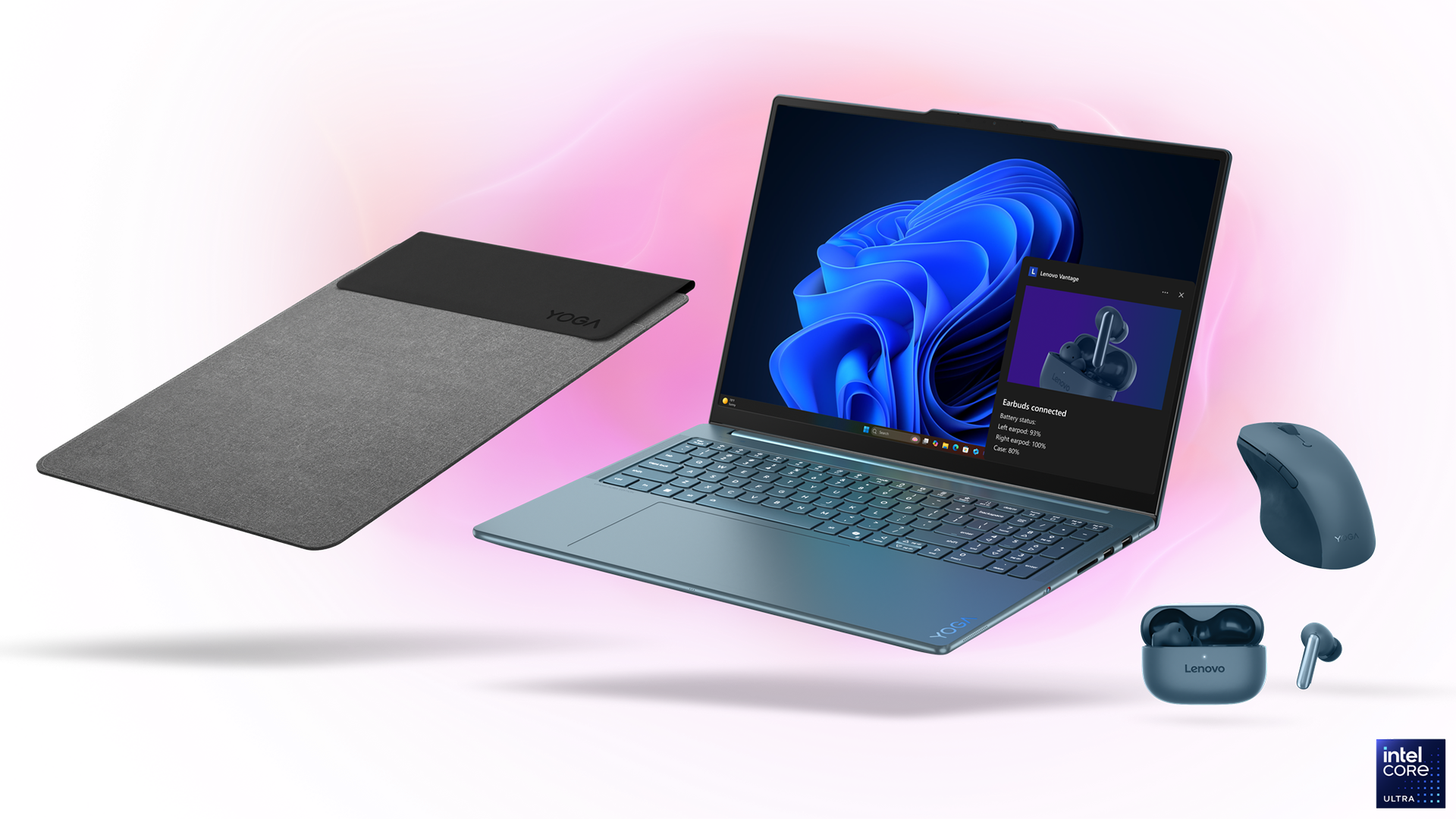 Lenovo Yoga Pro 9i Aura Edition flexibility