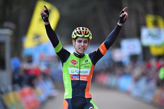 Wout Van Aert wins the 2016 Belgian championships
