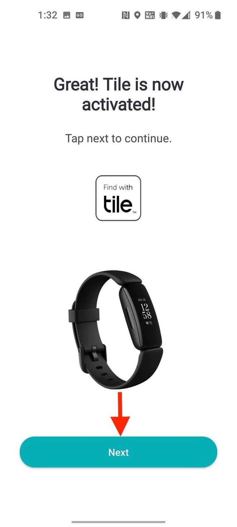 How to find your lost Fitbit Inspire 2 through the Tile tracker app ...