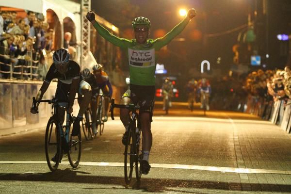 Cavendish takes a 'close' victory.