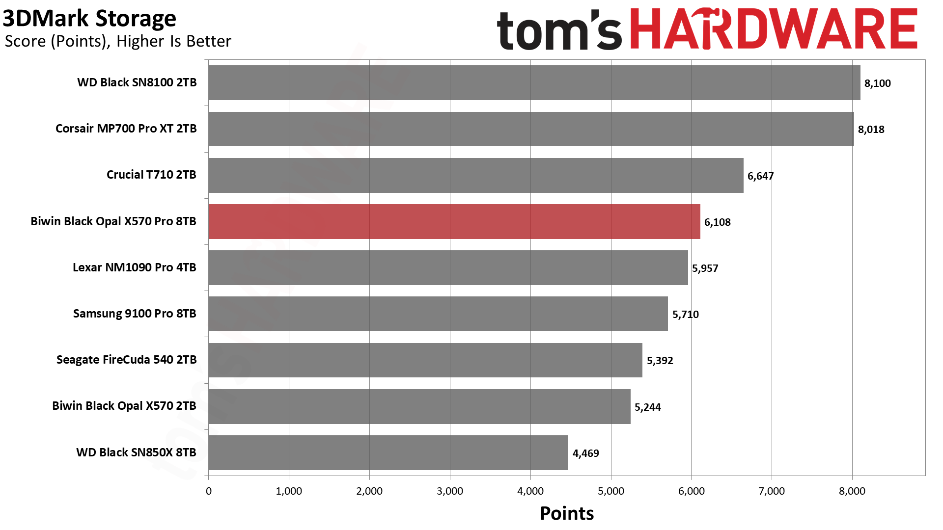 Biwin Black Opal X570 Pro SSD