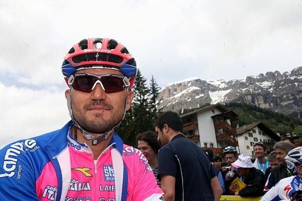 Marzio Bruseghin (Lampre) has a good Giro and won't shy away from the mountains today.