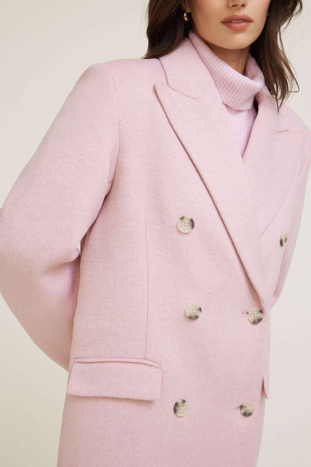 Double Breasted Wool Coat