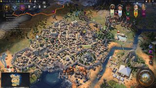 A screenshot from Civilization 7, using the game's maximum graphics settings