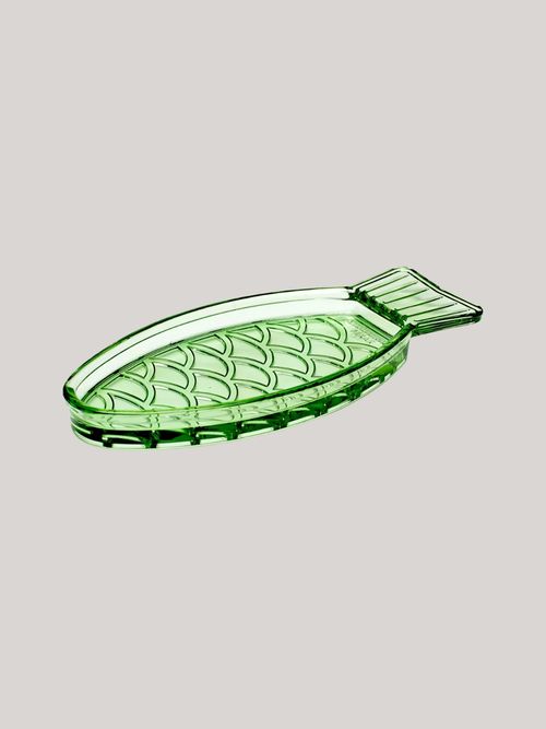  Fish & Fish Glass Serving Dish, Set of 2