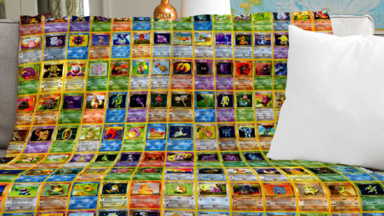 The original 150 Pokemon blanket on Etsy.