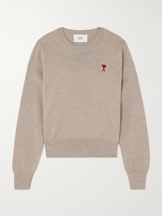 Embroidered Merino sweater Adc