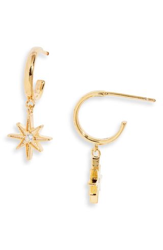 Estella Bartlett North Star Huggie Hoop Earrings