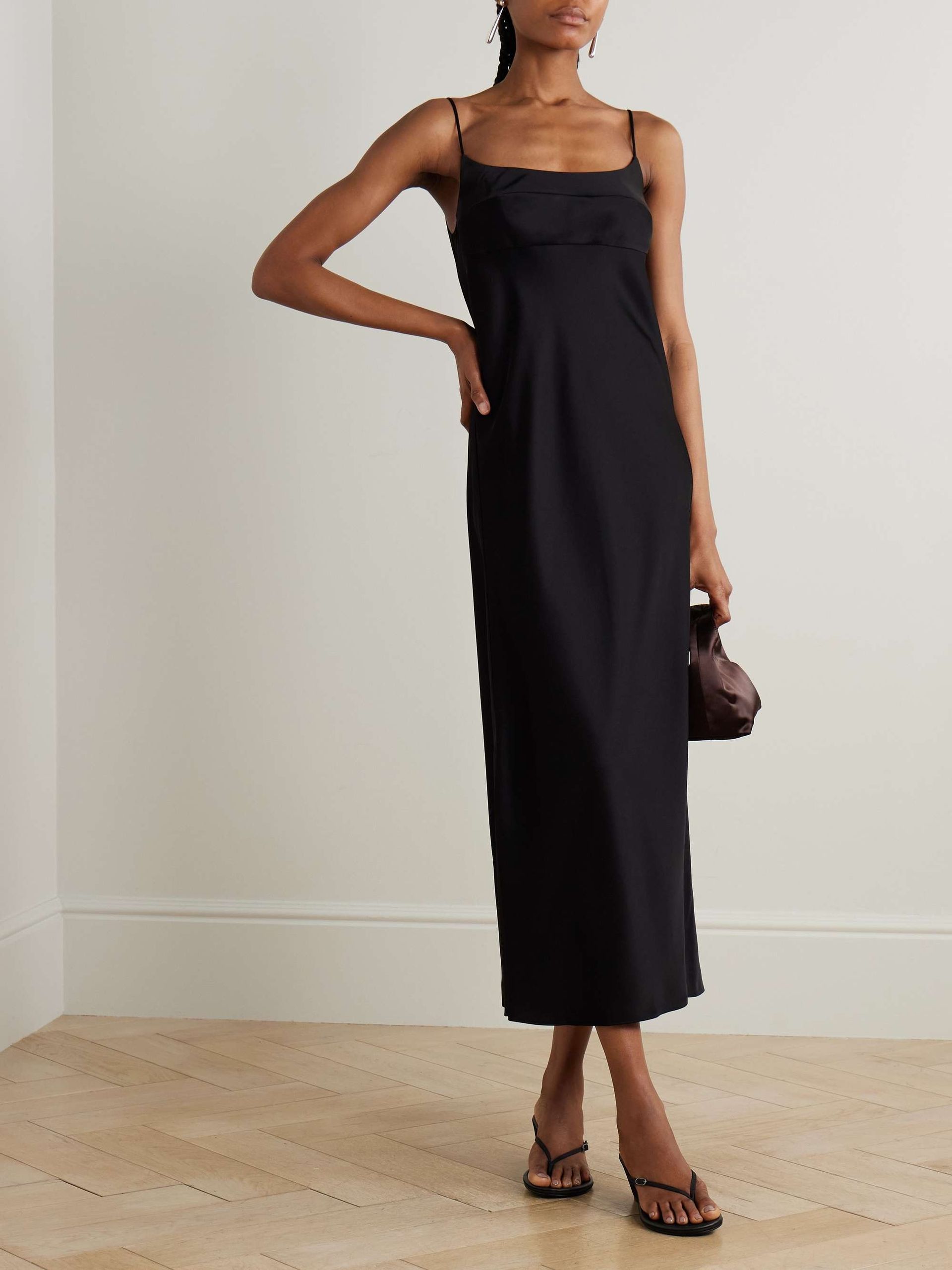 Theory, Satin Midi Dress