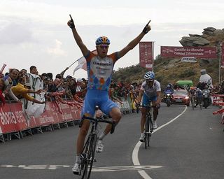 Ryder Hesjedal (Garmin-Slipstream) won stage 12 of the Vuelta a Espana.