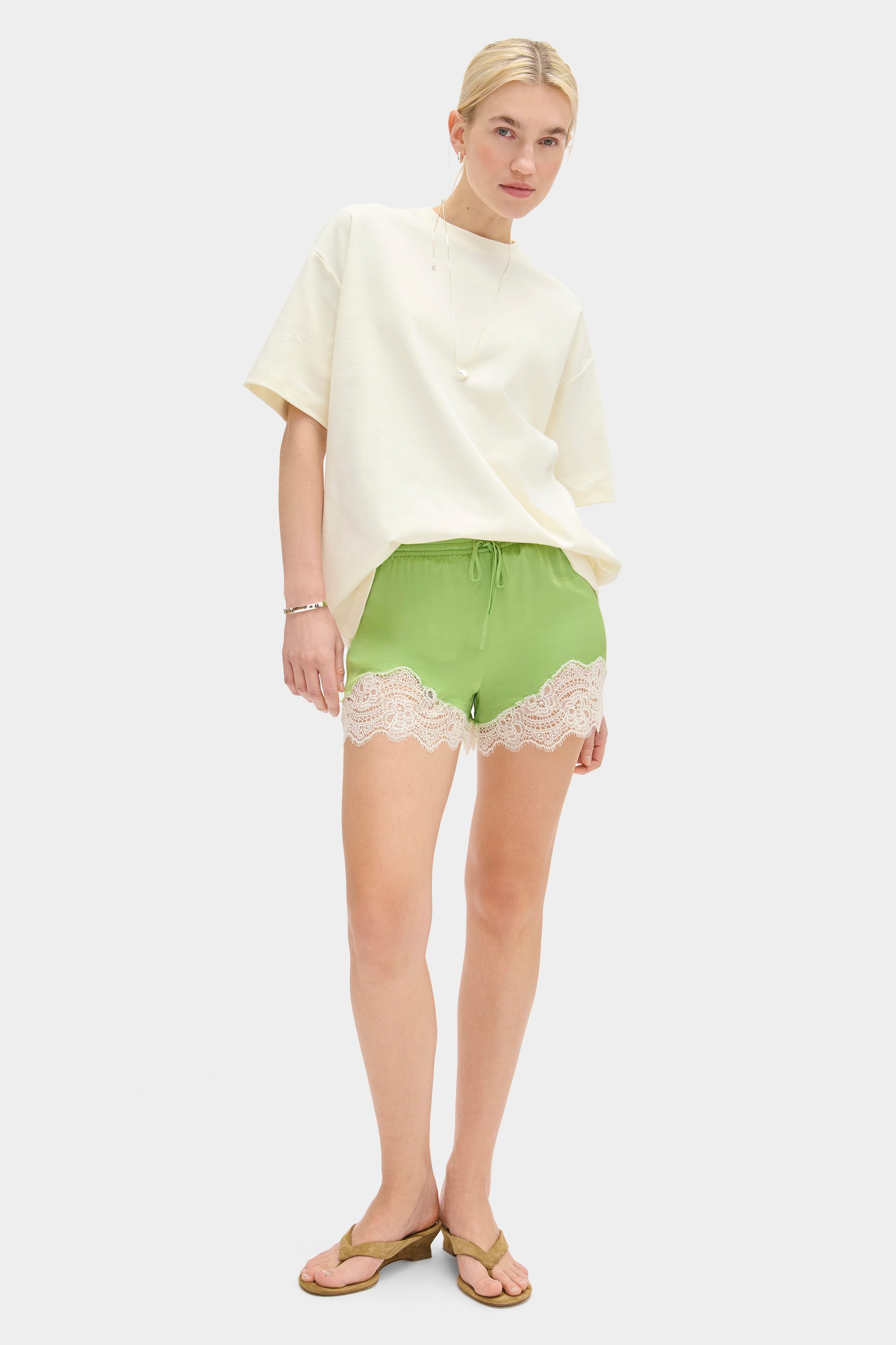 Linette Lace Trim Short