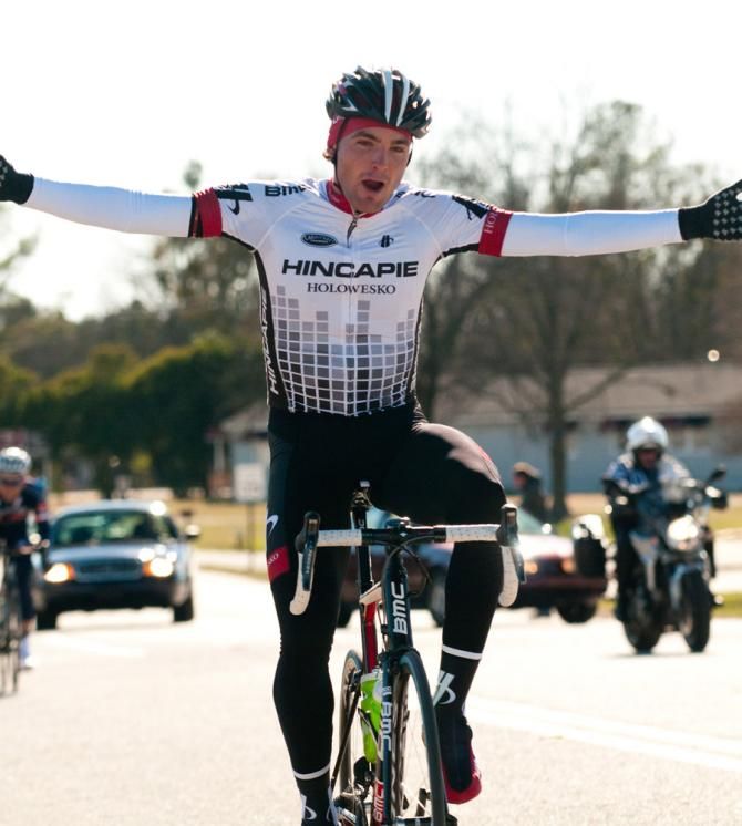 Joey Rosskopf wins Race 4 of the Hincapie Sportswear Greenville Spring Training Series.