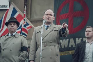 Fascist leader Colin Jordan, played by Rory Kinnear in 'Ridley Road'.