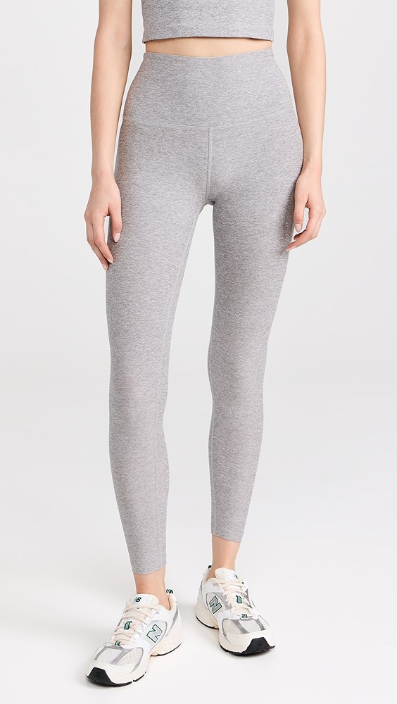 Spacedye Caught in the Midi High Waist 7/8 Leggings - Silver Mist