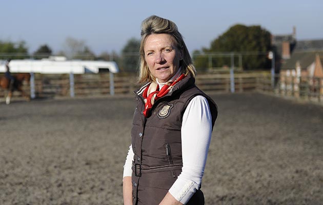 Julie Templeton at Home Long Barn Stables, Nr Newport on 19 February 2013