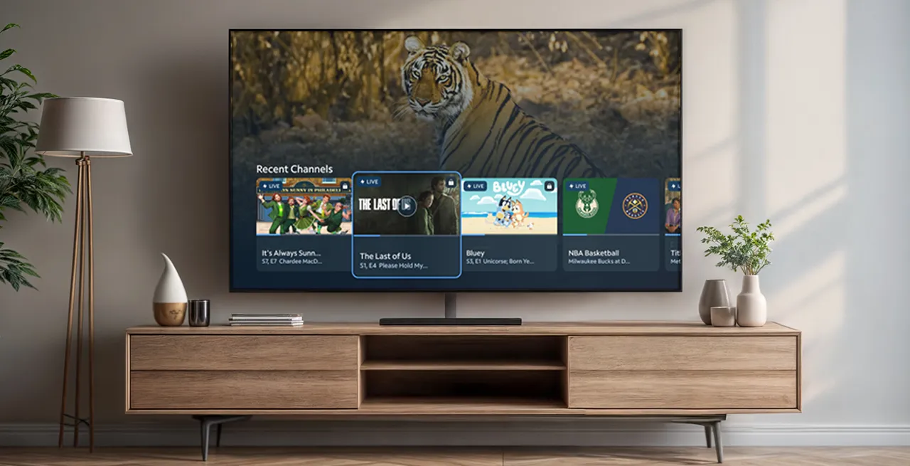 Spectrum TV app on a TV