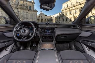 The dashboard of the Maserati Grecale Folgore