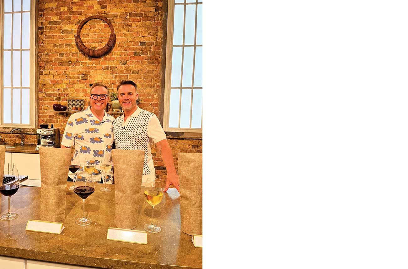 Olly Smith with Gary Barlow