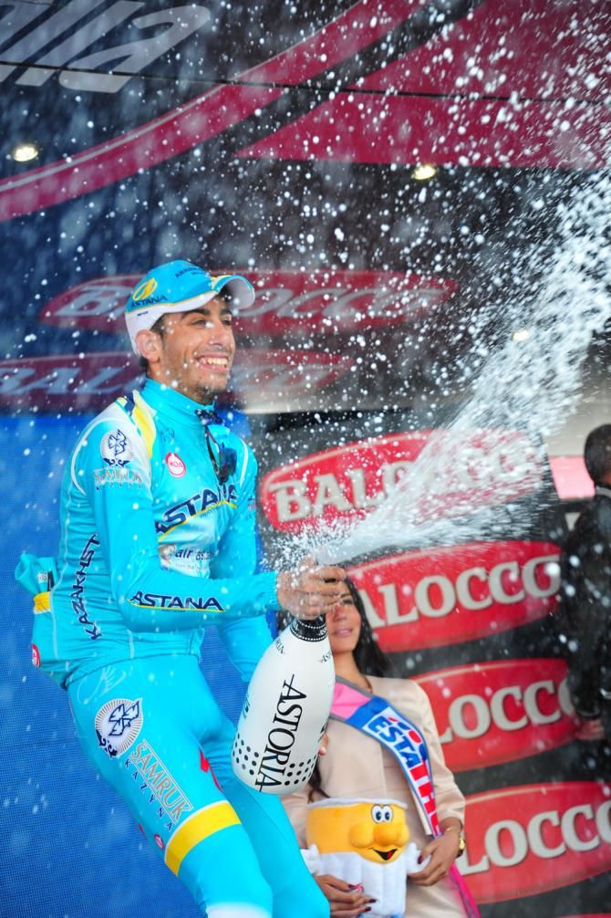 Fabio Aru (Team Astana) moved up to fourth overall thanks to his win