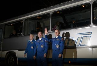 Expedition 39 Crew Walkout