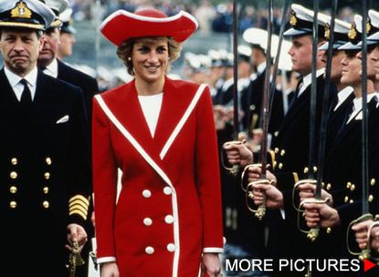 Diana wearing Catherine Walker