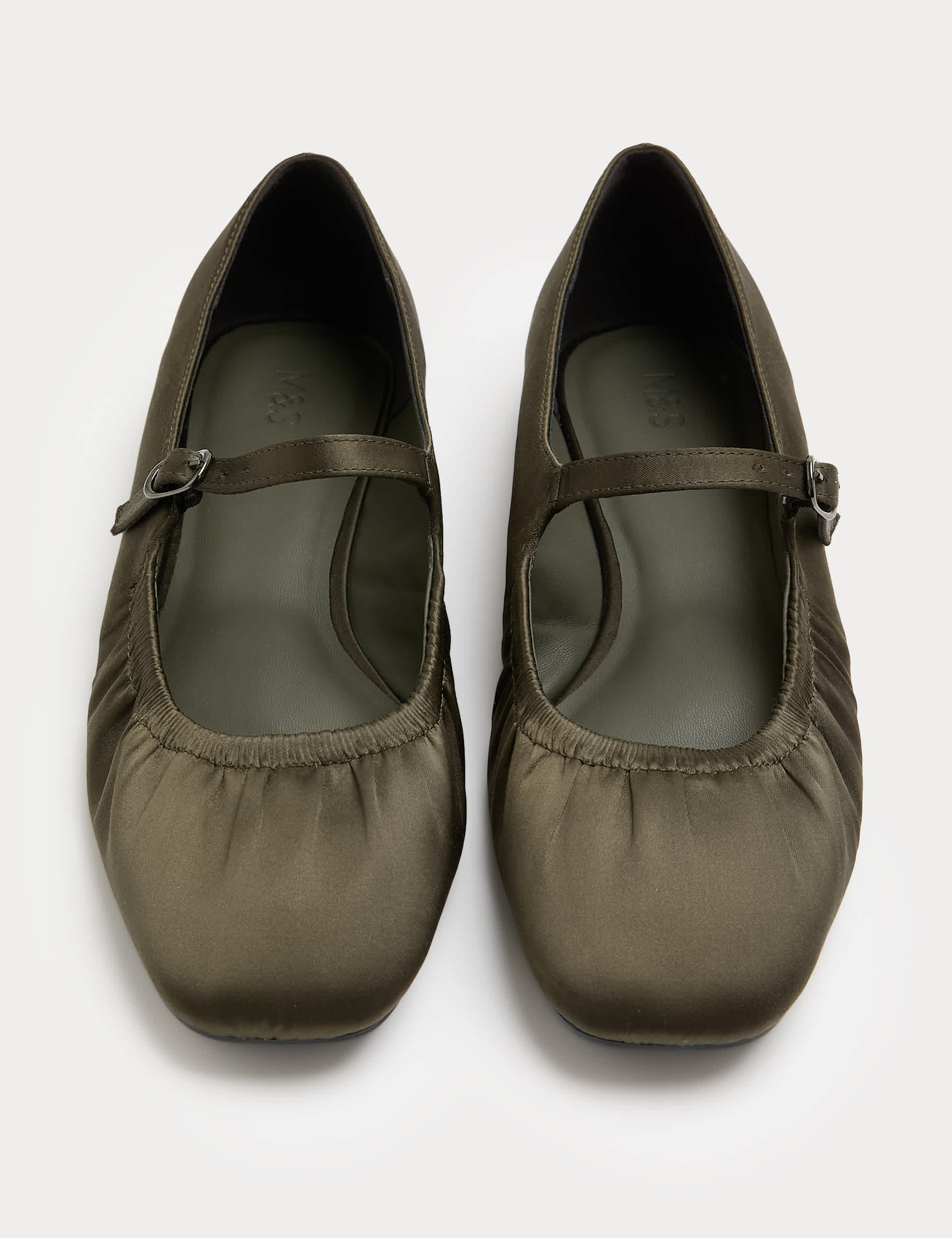 Satin Flat Mary Jane Ballet Pump