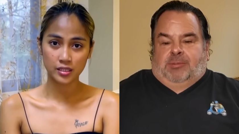 Rose and Big Ed split image