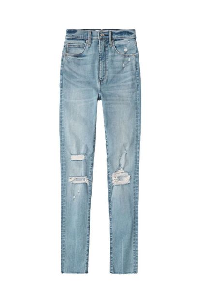 Abercrombie & Fitch High Rise Super Skinny Jeans 