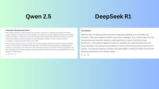 Qwen 2.5 vs DeepSeek screenshot