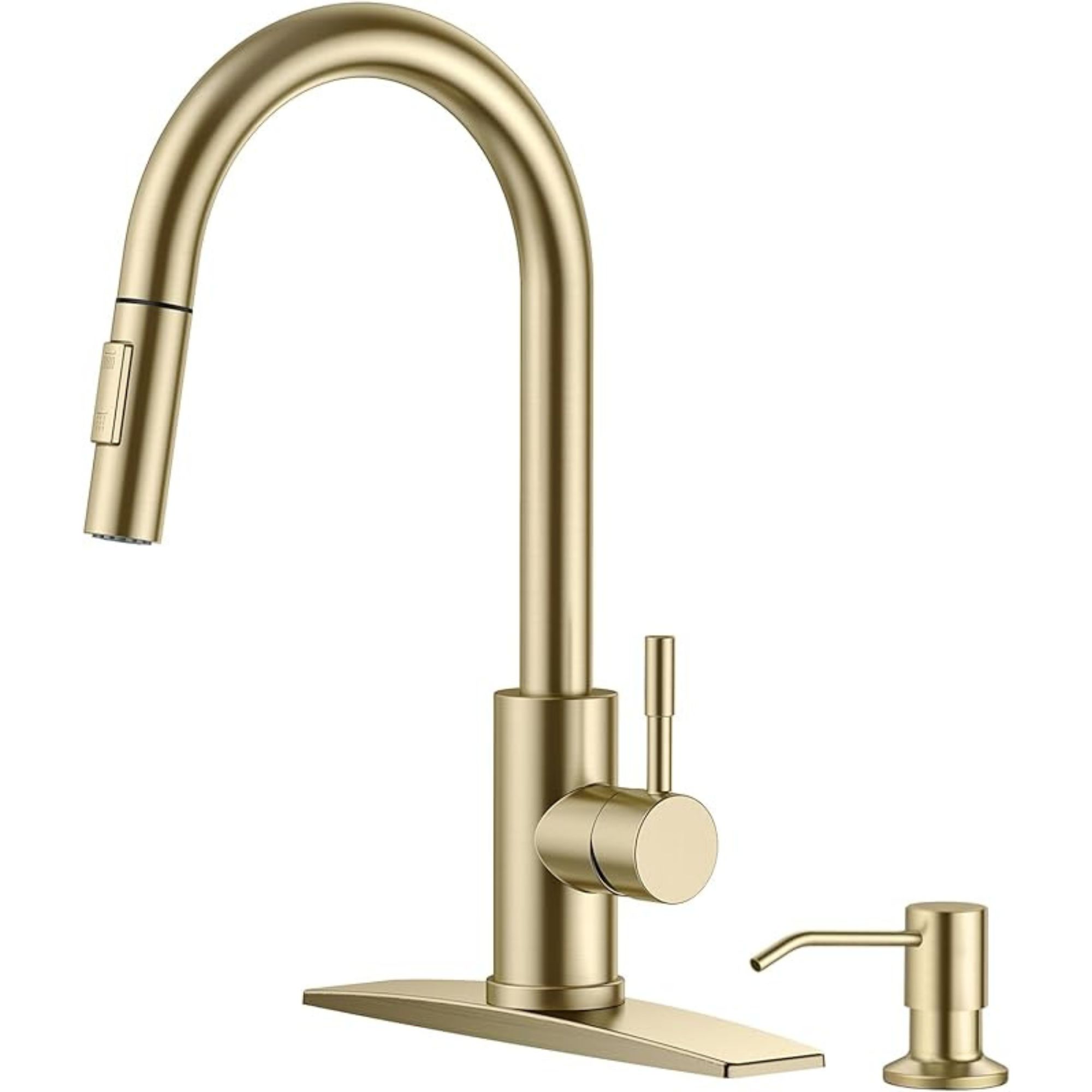 Kitchen Faucet with Soap Dispenser