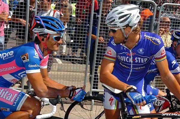Daniele Bennati and Tom Boonen are two of the sprinters who have mostly seen Freire's back, though Bennati won one stage.