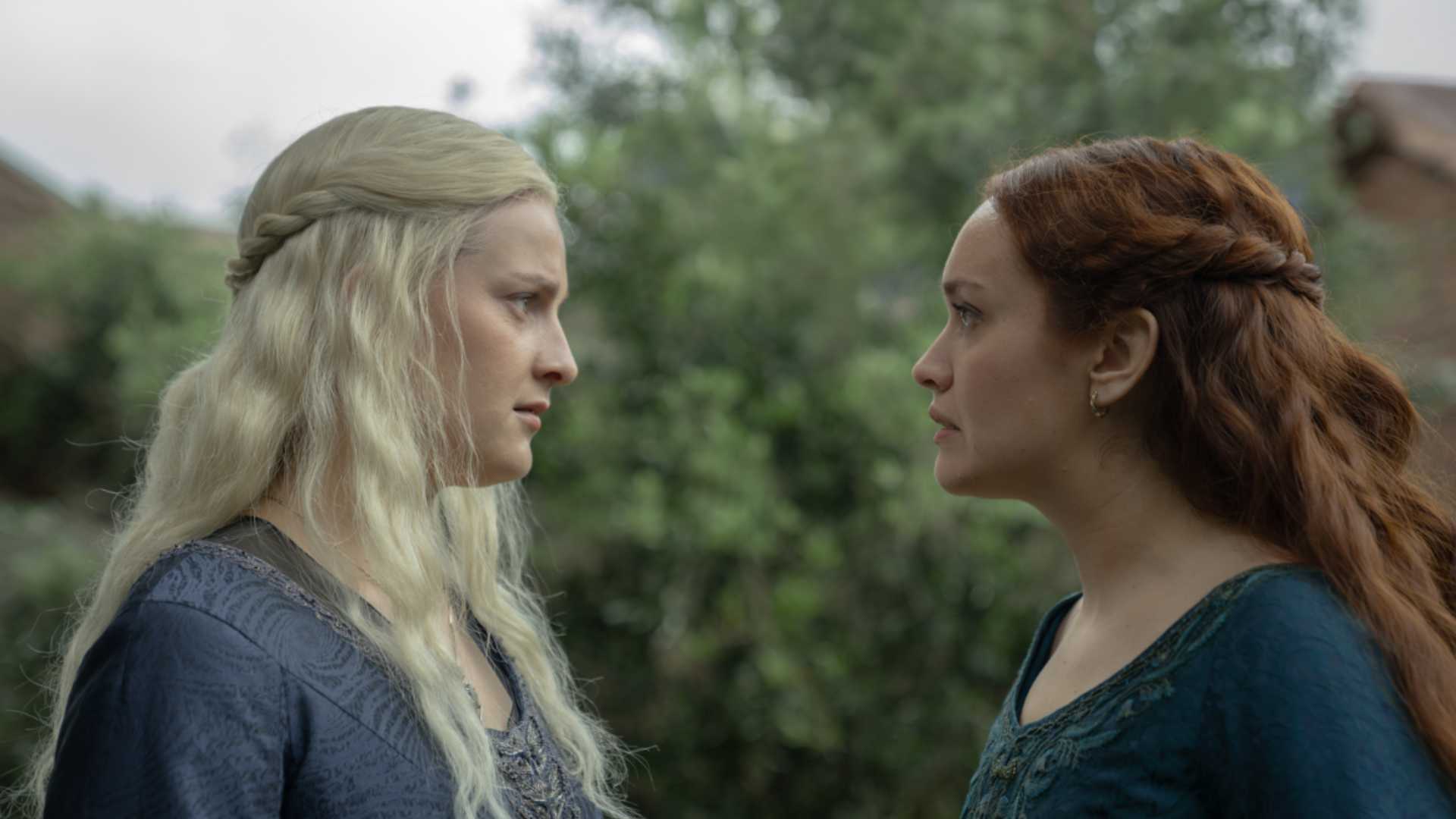 Phia Saban and Olivia Cooke in House of the Dragon season 3 episode 5