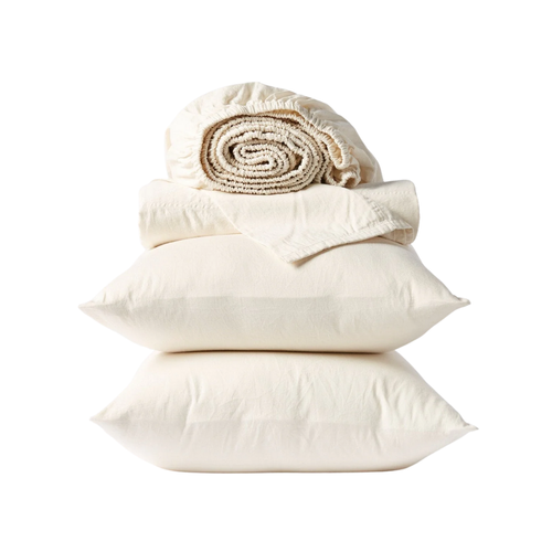 Cloud Soft Organic Sateen Sheet Set in Undyed