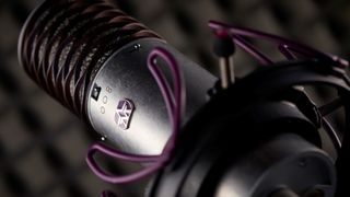 Close-up of Aston Microphones Spirit mic