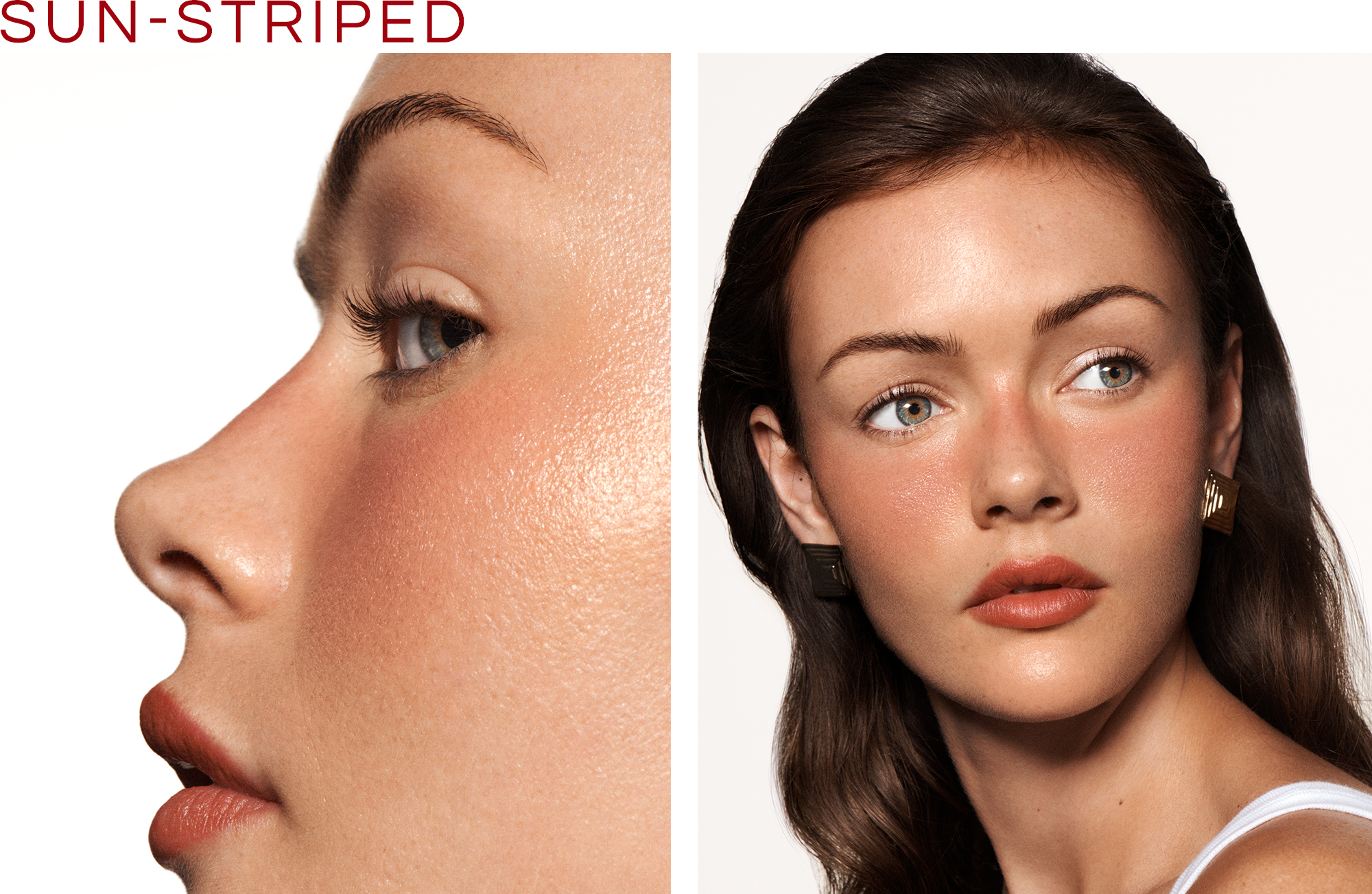 Lived-in bronze makeup looks