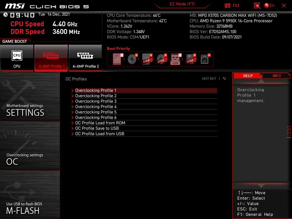 MSI X570S Carbon EK X