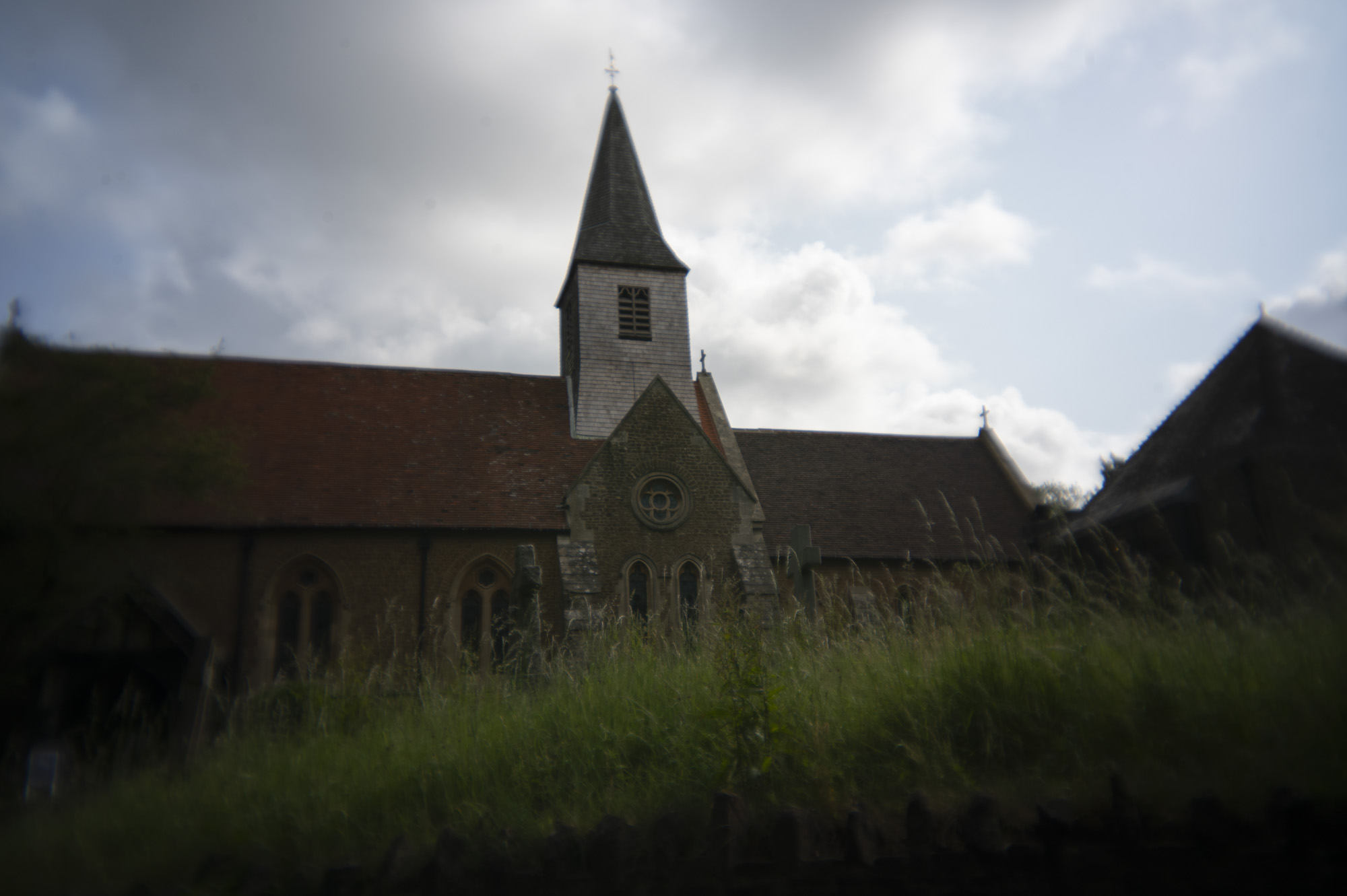 The exterior of an old Anglican church in the UK