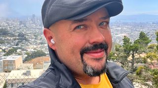 Leif Johnson smiling at the camera