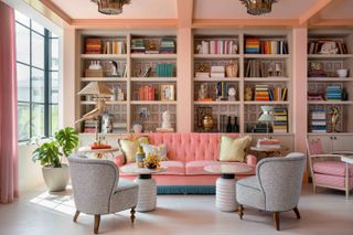 The library at The Good Time hotel Miami