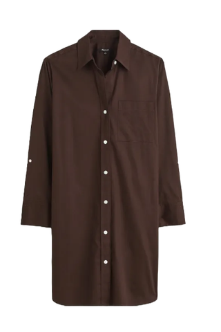 Madewell Y-Neck Relaxed Shirtdress (Was $128) 