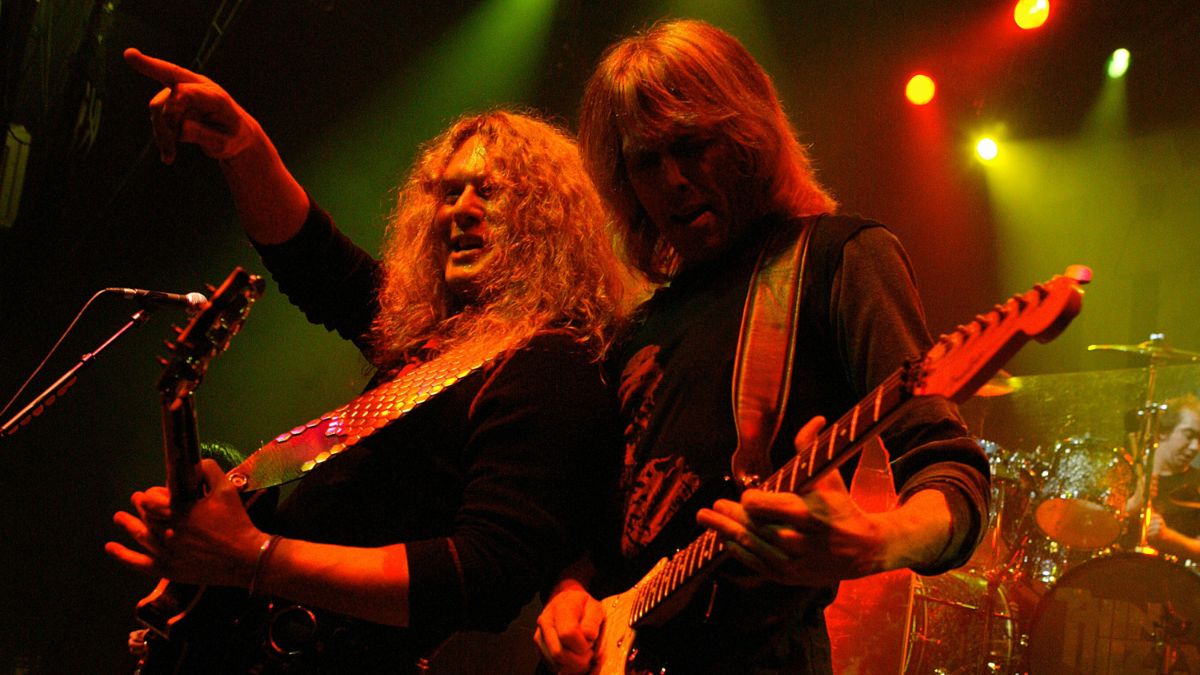 Scott Gorham and John Sykes