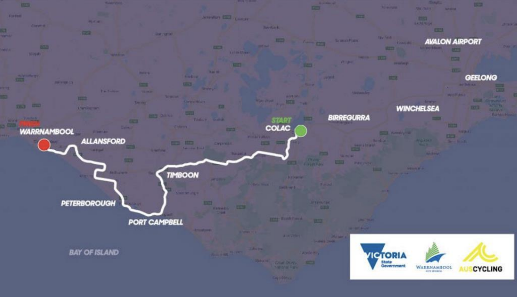 Warrnambool Women's Cycling Classic 2023 course
