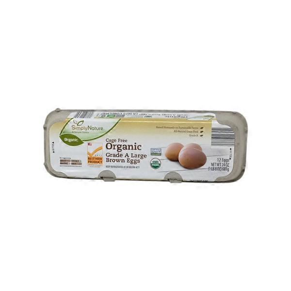 Simply Nature Organic Cage Free Eggs - 1 Dozen