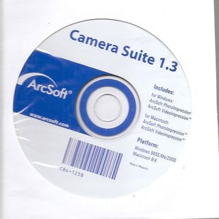 ArcSoft Camera Suite 1.3 CD in a paper wallet