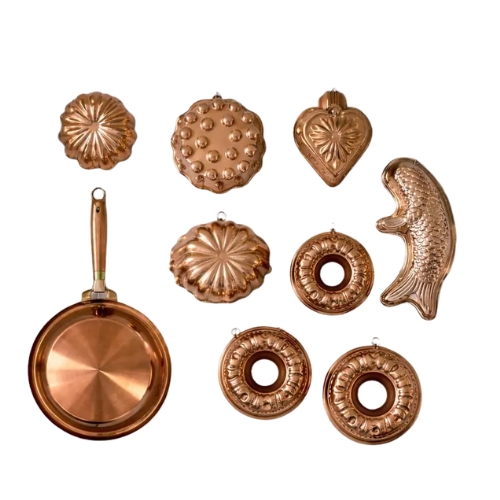 Etsy, Vintage Copper Baking Molds